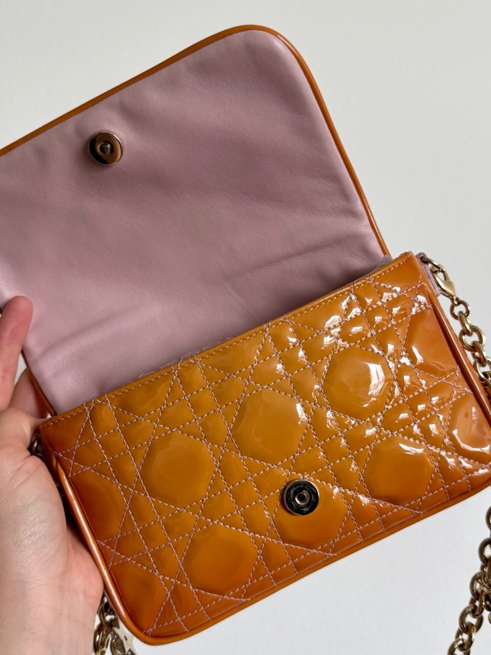 Dior Patent Cannage Lady Dior Small Bag - Picture 7 of 15